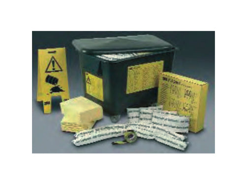 KIT EMERGENCIA ABSORVENTE QUIMICOS 75L"