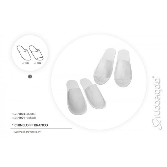 Chinelos em Polipropileno branco