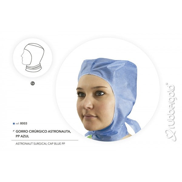Gorro Cirúrgico Astronauta em Polipropileno azul