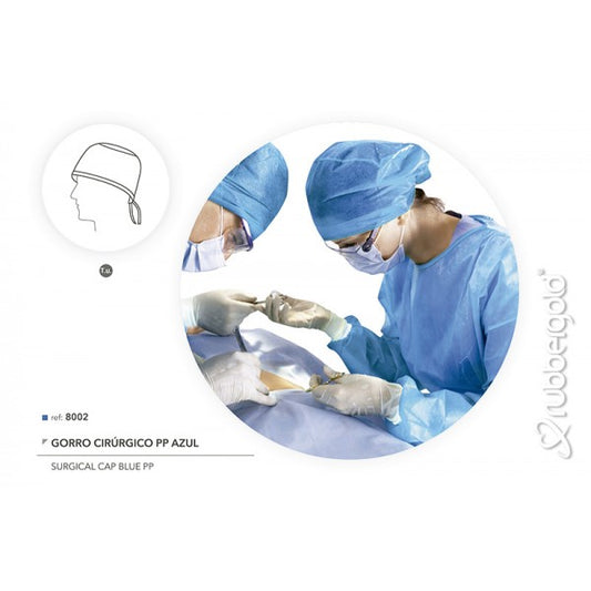 Gorro Cirúrgico Universal em Polipropileno azul