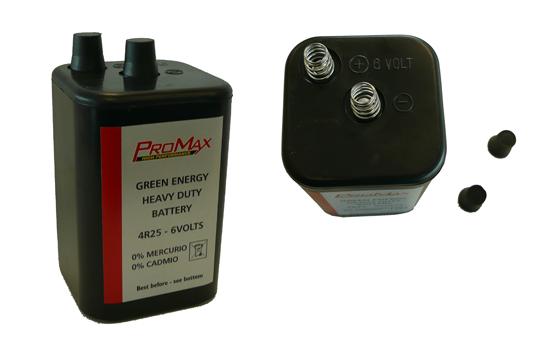 Bateria lanterna 6V